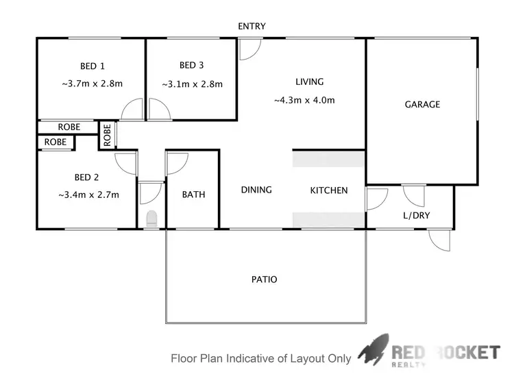Floorplan of Homely house listing, 42 Casius Street, Woodridge QLD 4114