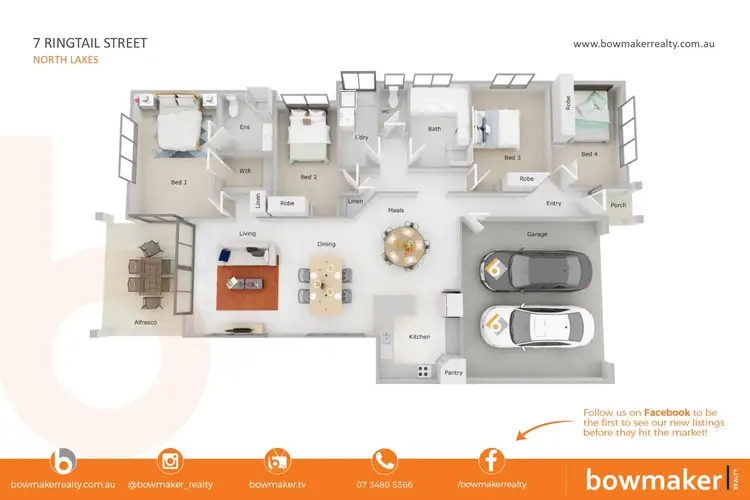 Floorplan of Homely house listing, 7 Ringtail Street, North Lakes QLD 4509