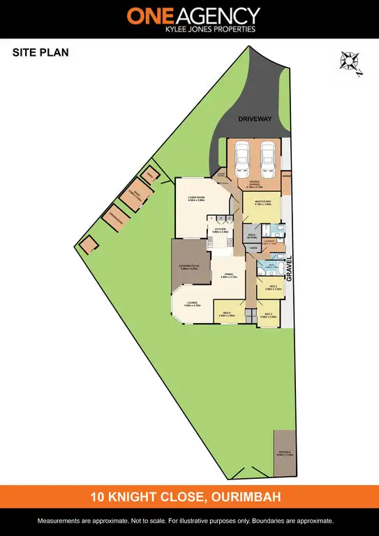 Floorplan of Homely house listing, 10 Knight Close, Ourimbah NSW 2258
