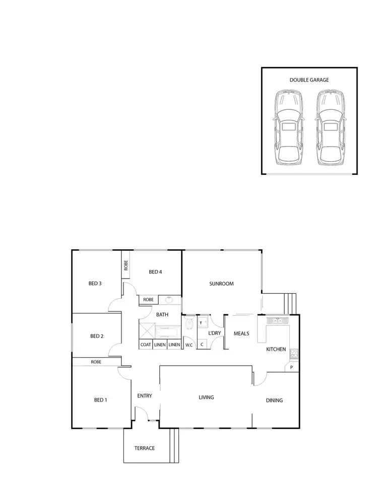 Floorplan of Homely house listing, 32 Vansittart Crescent, Kambah ACT 2902