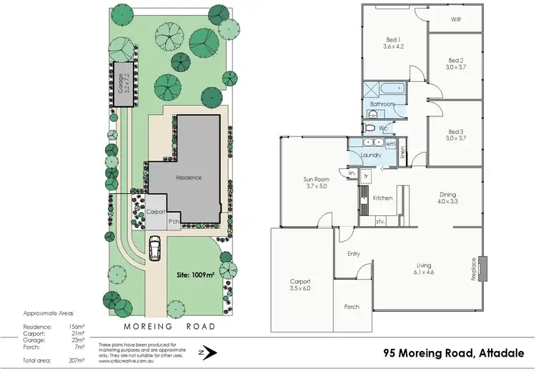 Floorplan of Homely house listing, 95 Moreing Road, Attadale WA 6156