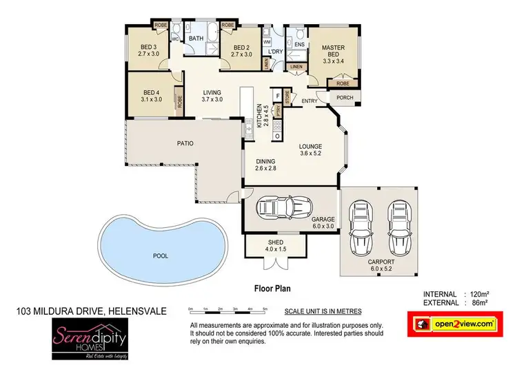 Floorplan of Homely house listing, 103 Mildura Drive, Helensvale QLD 4212