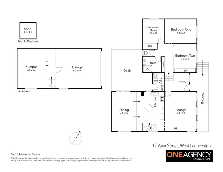 Floorplan of Homely house listing, 12 Vaux Street, West Launceston TAS 7250
