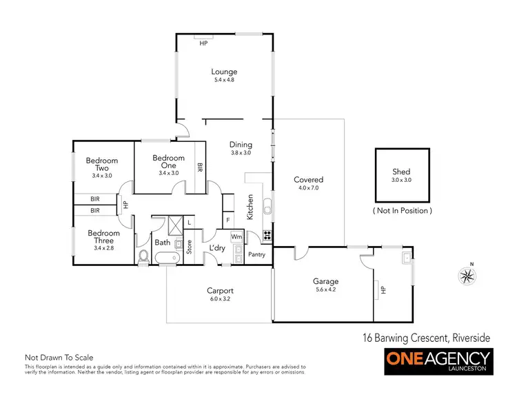Floorplan of Homely house listing, 16 Barwing Crescent, Riverside TAS 7250