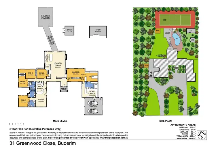 Floorplan of Homely house listing, 31 Greenwood Close, Buderim QLD 4556