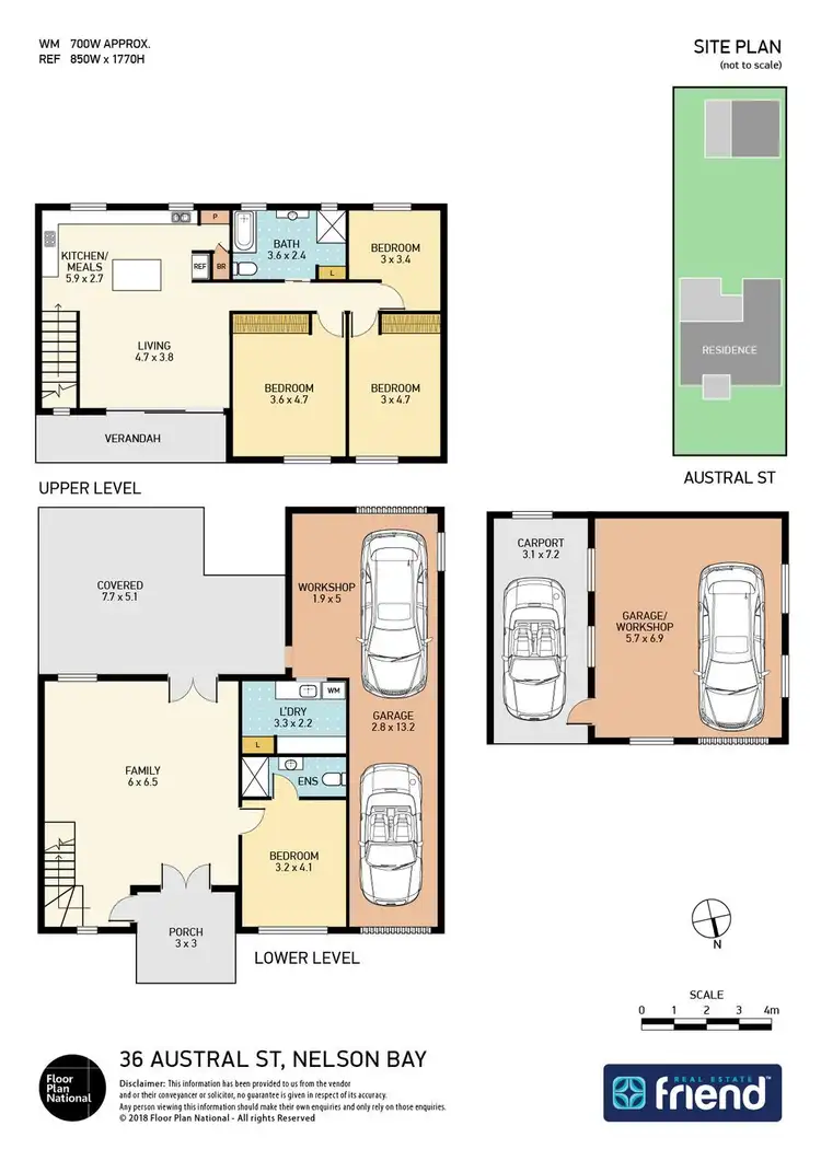 Floorplan of Homely house listing, 36 Austral Street, Nelson Bay NSW 2315