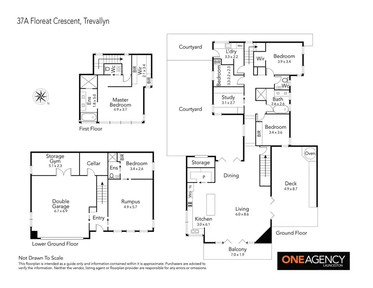 Floorplan of Homely house listing, 37a Floreat Cres, Trevallyn TAS 7250
