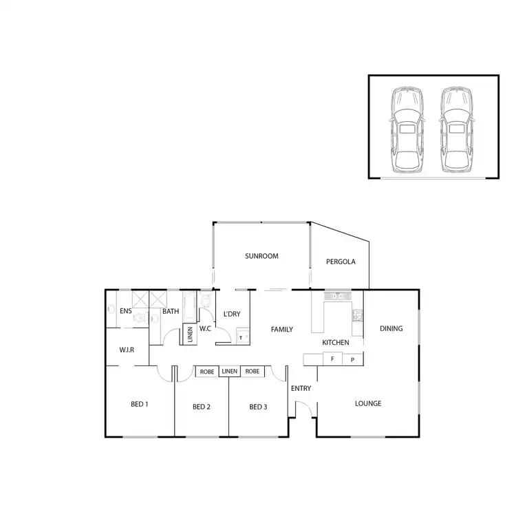Floorplan of Homely house listing, 20 Cuthbert Circuit, Wanniassa ACT 2903