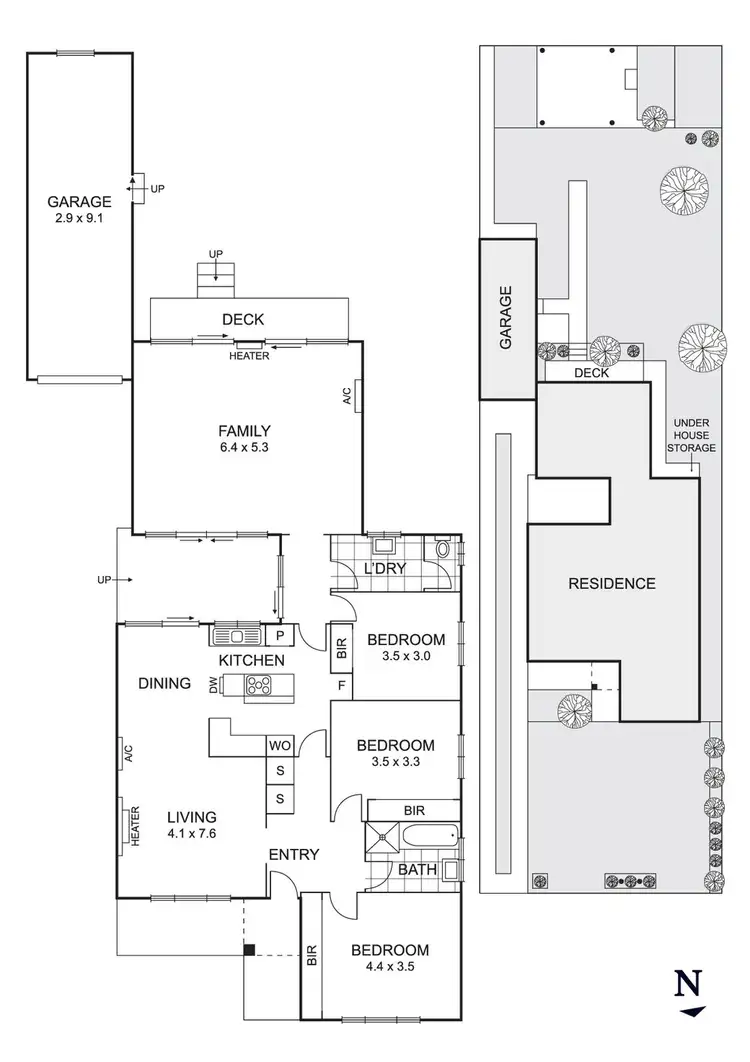 Floorplan of Homely house listing, 33 Arthur Street, Aberfeldie VIC 3040