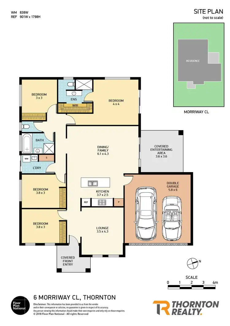 Floorplan of Homely house listing, 6 Morriway Close, Thornton NSW 2322