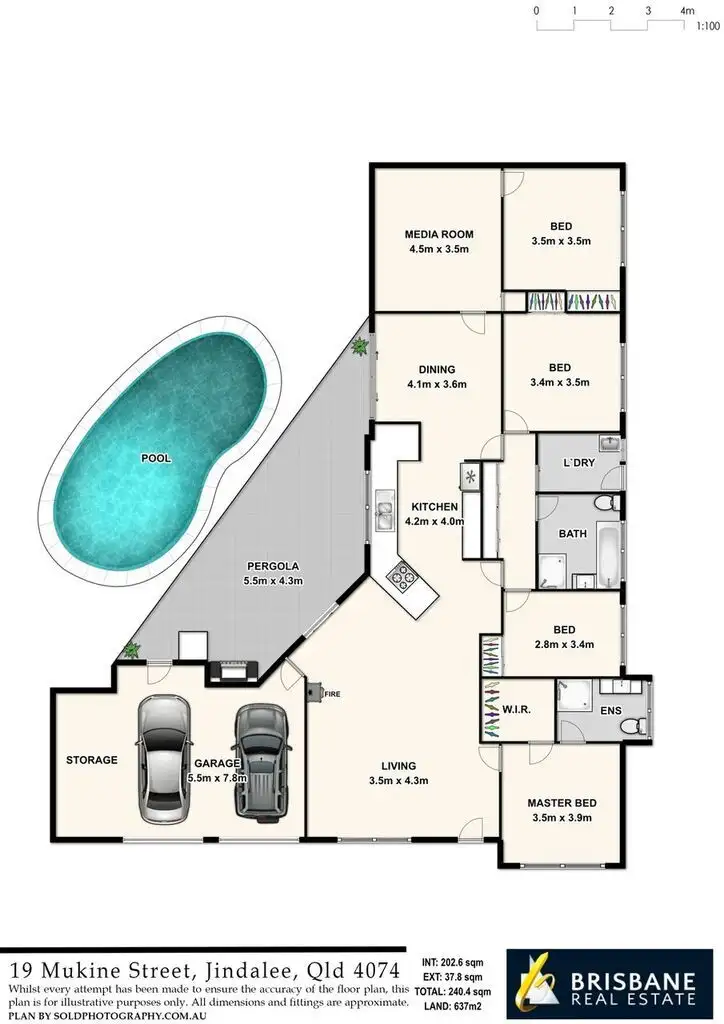 Floorplan of Homely house listing, 19 Mukine Street, Jindalee QLD 4074