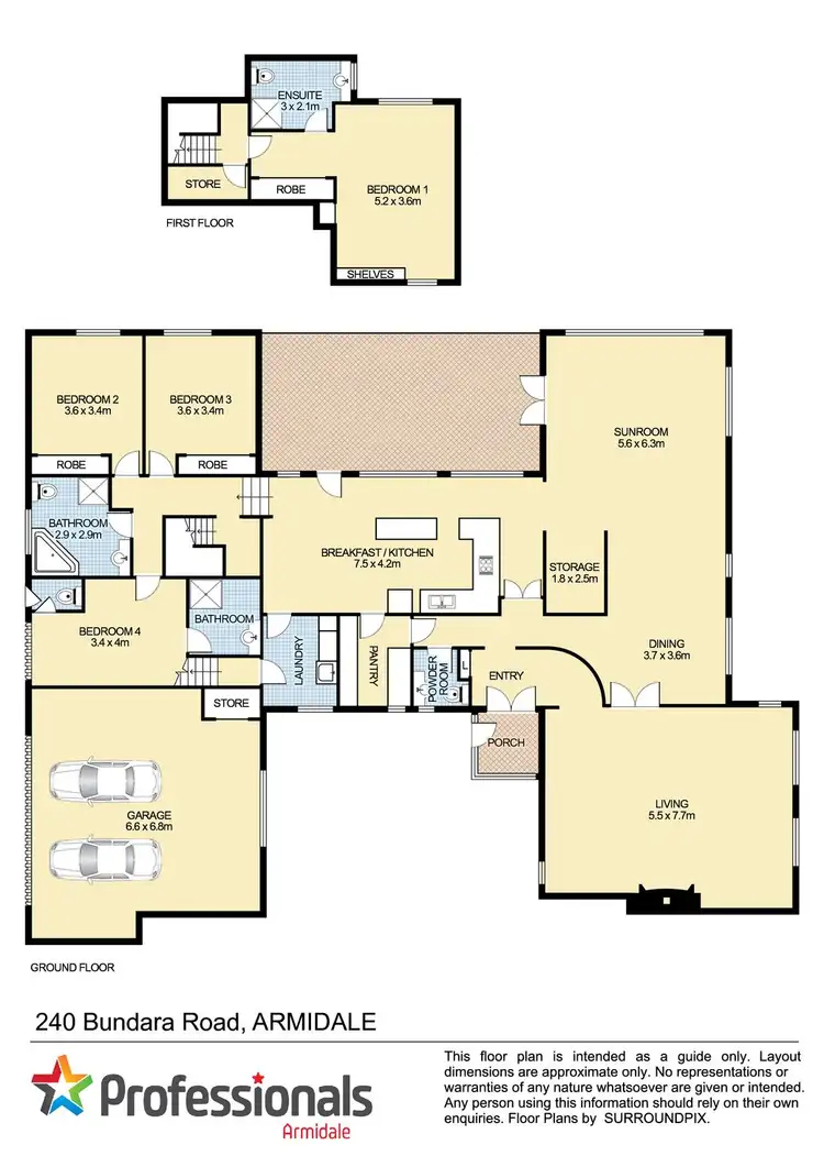 Floorplan of Homely rural property listing, 240 Bundarra Road, Armidale NSW 2350