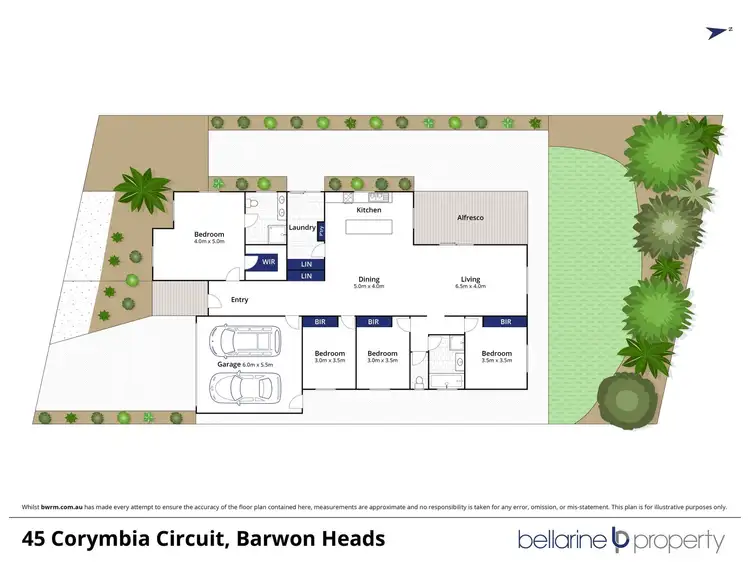 Floorplan of Homely house listing, 45 Corymbia Circuit, Barwon Heads VIC 3227