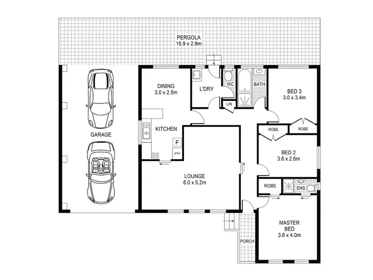 Floorplan of Homely house listing, 9 Isaacs Close, Sunbury VIC 3429