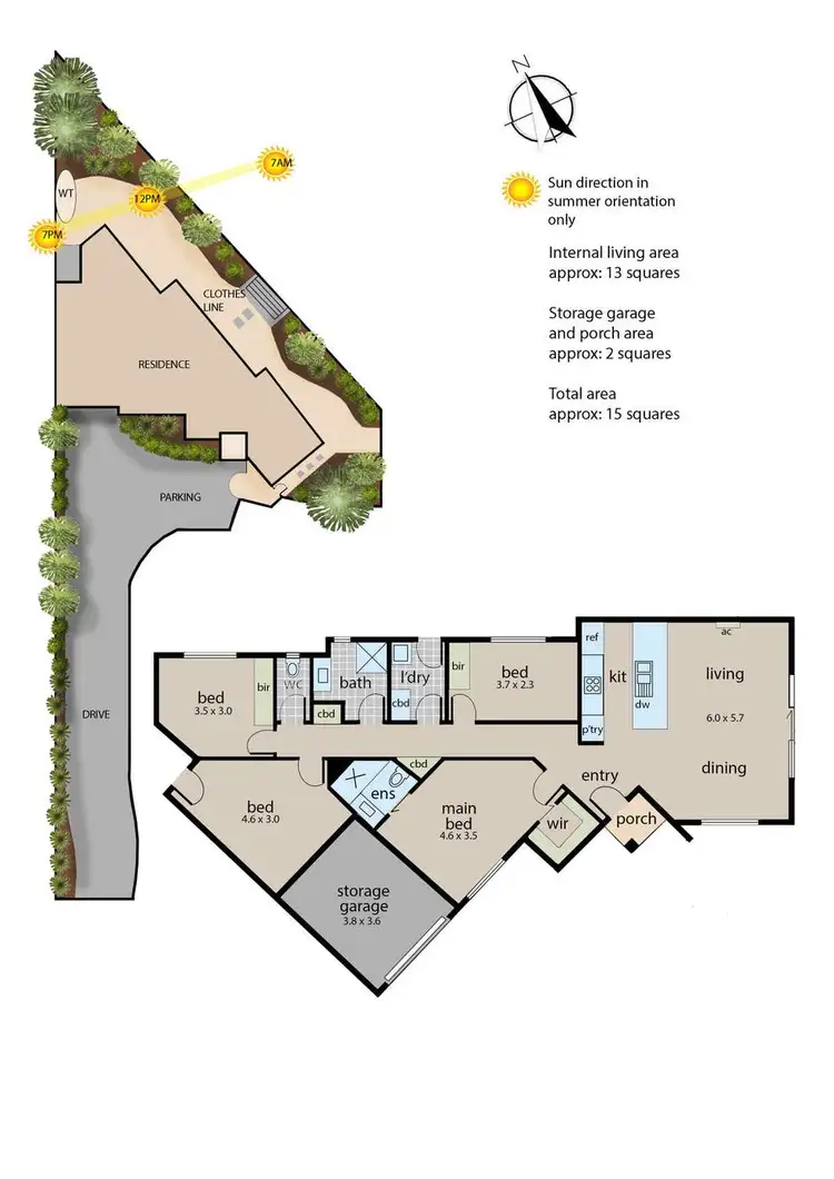 Floorplan of Homely unit listing, 10a Moate Street, Langwarrin VIC 3910