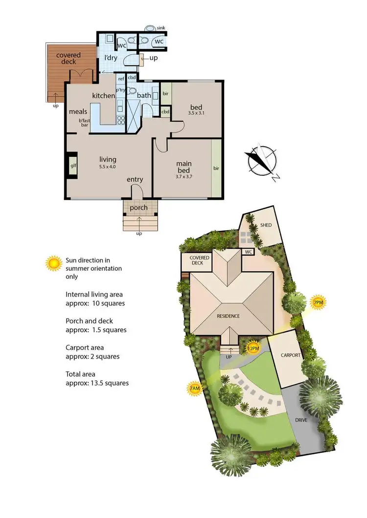 Floorplan of Homely unit listing, 10 Moate Street, Langwarrin VIC 3910