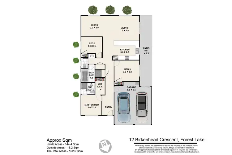 Floorplan of Homely house listing, 12 Birkenhead Crescent, Forest Lake QLD 4078
