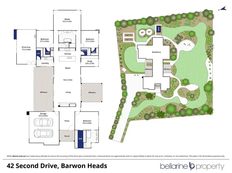 Floorplan of Homely house listing, 42 Second Drive, Connewarre VIC 3227