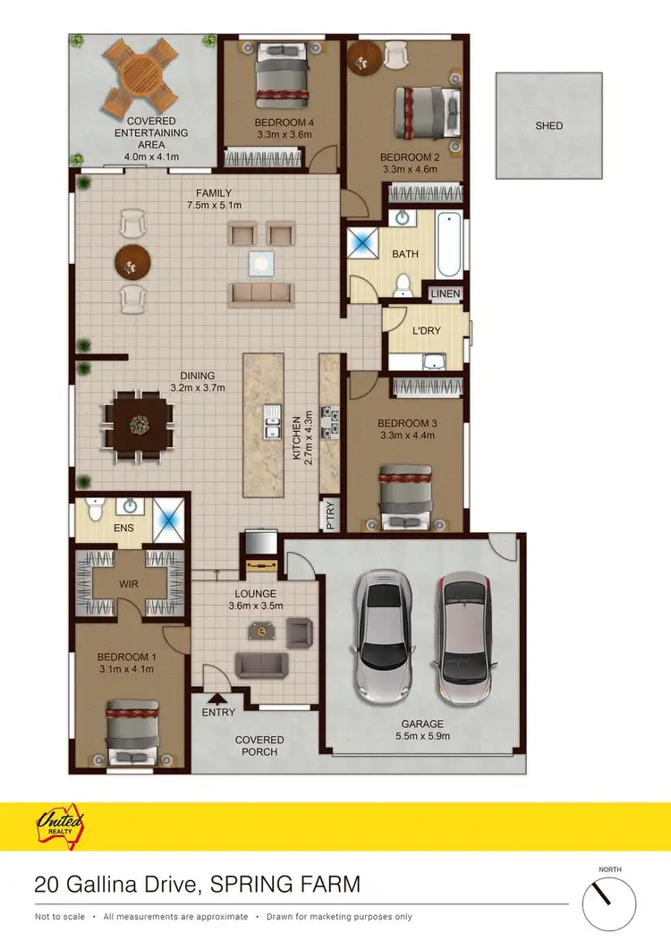 Floorplan of Homely house listing, 20 Gallina Drive, Spring Farm NSW 2570