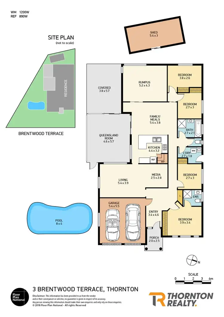 Floorplan of Homely house listing, 3 Brentwood Terrace, Thornton NSW 2322