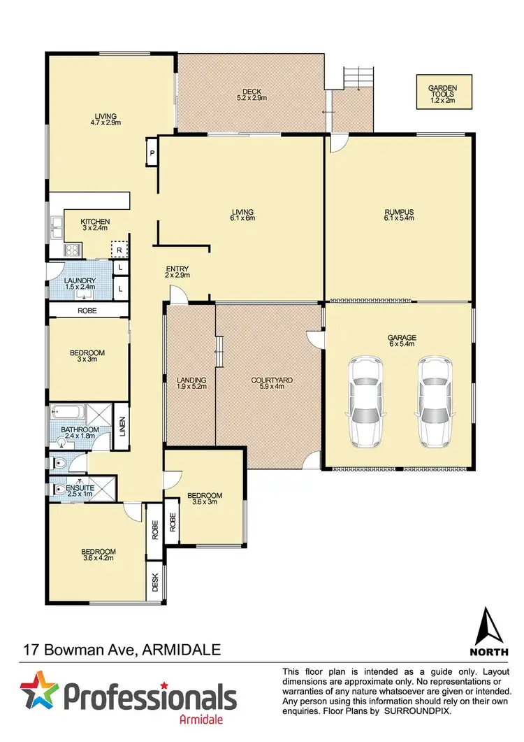 Floorplan of Homely house listing, 17 Bowman Avenue, Armidale NSW 2350