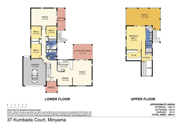 Floorplan of Homely house listing, 37 Kumbada Court, Minyama QLD 4575