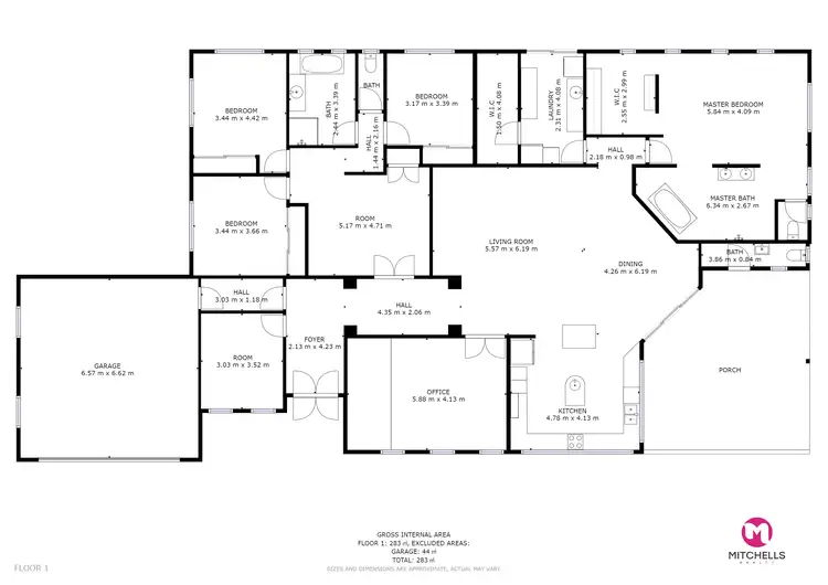 Floorplan of Homely house listing, 5 Kingston Close, Wondunna QLD 4655