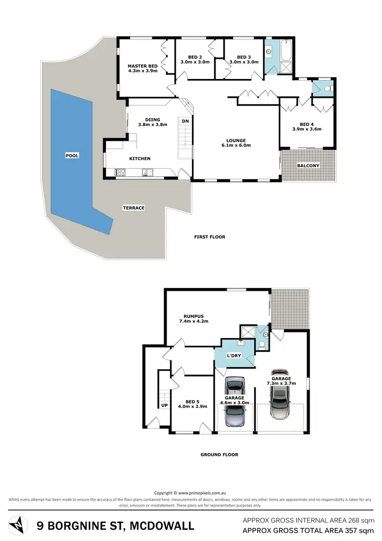 Floorplan of Homely house listing, 9 Borgnine Street, Mcdowall QLD 4053