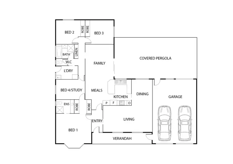 Floorplan of Homely house listing, 44 Preddey Way, Gordon ACT 2906