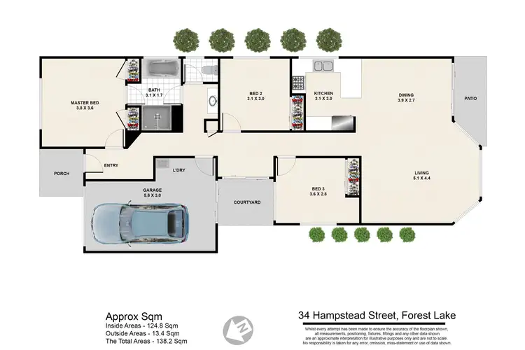 Floorplan of Homely house listing, 34 Hampstead  Street, Forest Lake QLD 4078