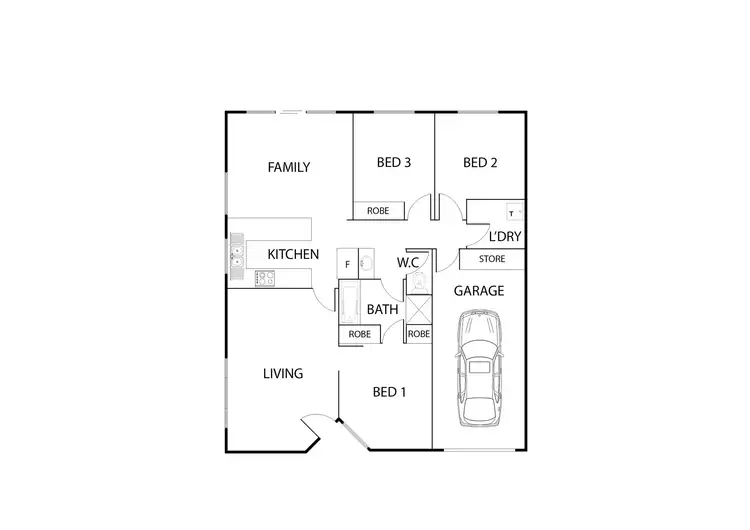 Floorplan of Homely townhouse listing, 5/15 Charlton Crescent, Gordon ACT 2906