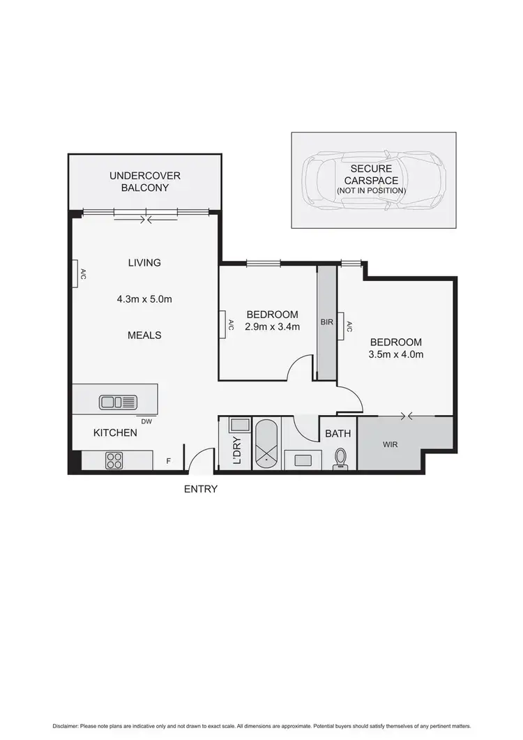 Floorplan of Homely apartment listing, 210/87-89 Raleigh Street, Essendon VIC 3040