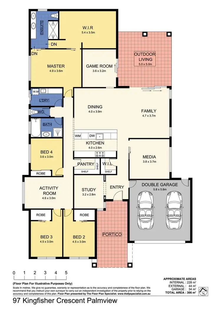 Floorplan of Homely house listing, 97 Kingfisher Crescent, Palmview QLD 4553