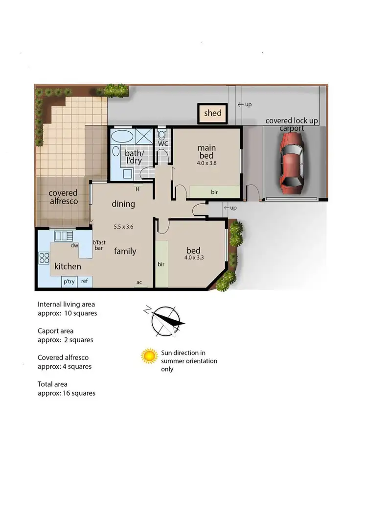 Floorplan of Homely unit listing, 31A Southgateway, Langwarrin VIC 3910