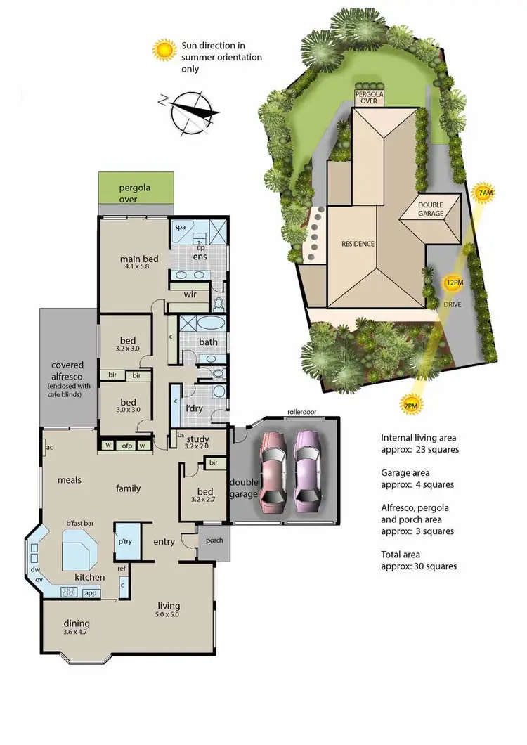 Floorplan of Homely house listing, 20 Fernwood Drive, Langwarrin VIC 3910