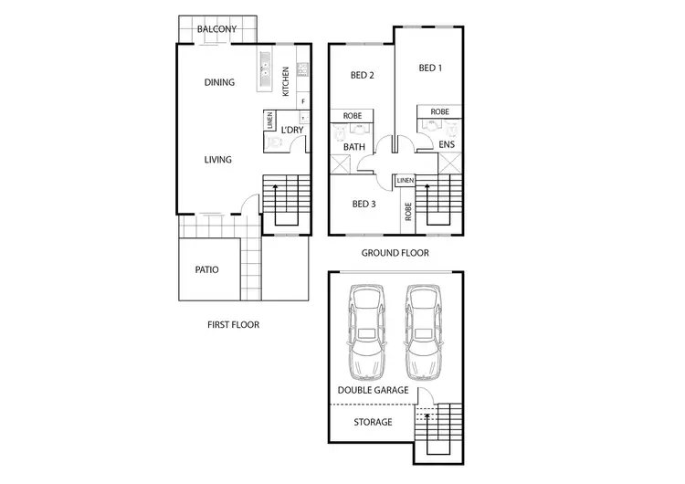Floorplan of Homely townhouse listing, 59/41 Philip Hodgins Street, Wright ACT 2611