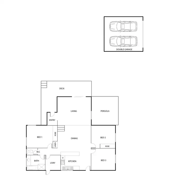 Floorplan of Homely house listing, 24 Guthridge Crescent, Wanniassa ACT 2903