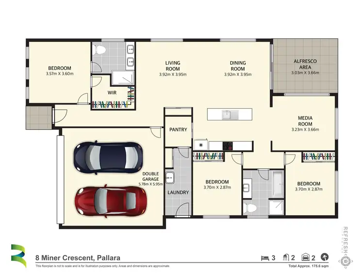 Floorplan of Homely house listing, 8 Miner Crescent, Pallara QLD 4110