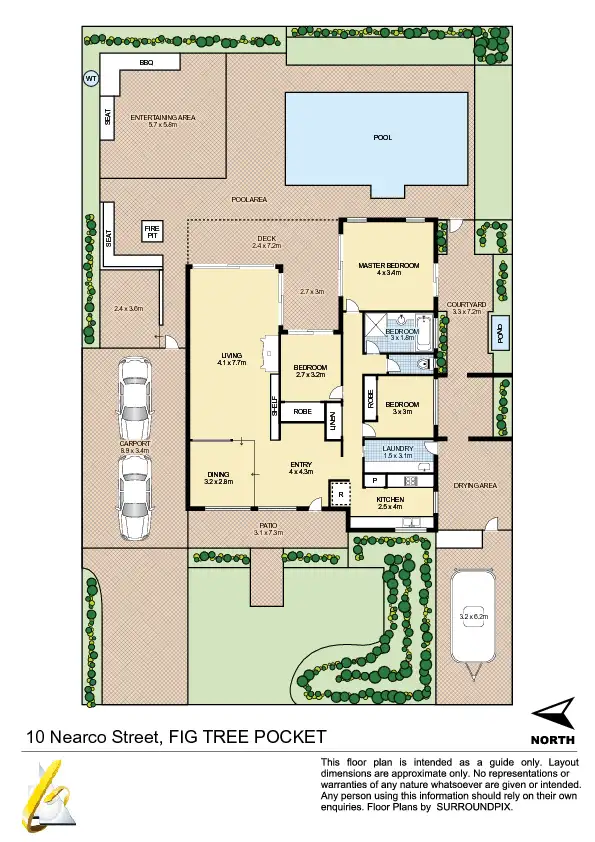 Floorplan of Homely house listing, 10 Nearco Street, Fig Tree Pocket QLD 4069