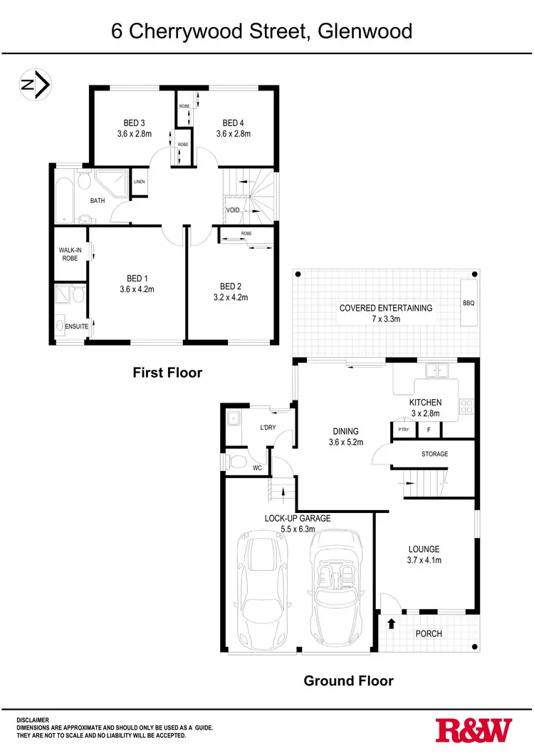 Floorplan of Homely house listing, 6 Cherrywood Street, Glenwood NSW 2768