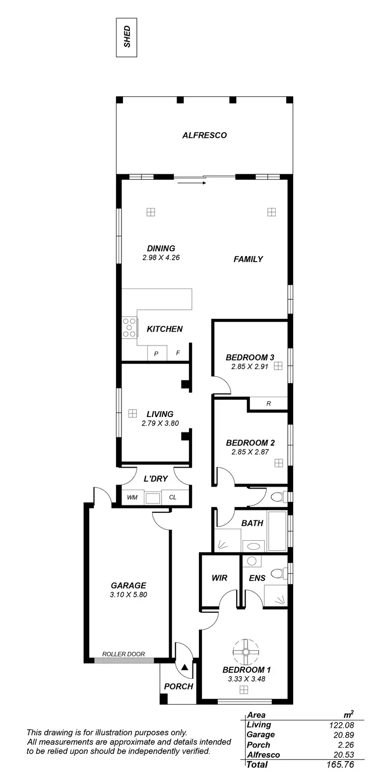 Floorplan of Homely house listing, 13 The Parkway, Holden Hill SA 5088
