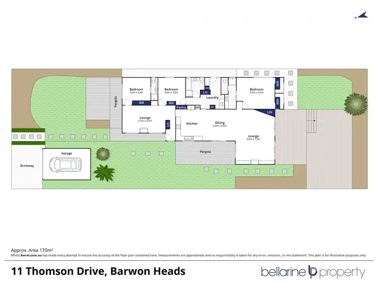 Floorplan of Homely house listing, 11 Thomson Drive, Barwon Heads VIC 3227