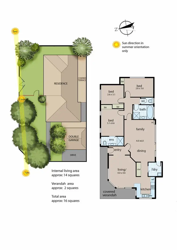 Floorplan of Homely house listing, 36 Holroyd Street, Seaford VIC 3198