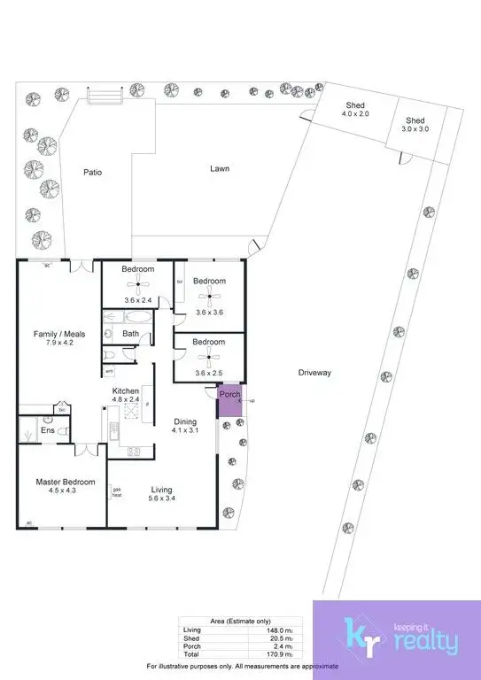 Floorplan of Homely house listing, 58 Sullivan Terrace, O'sullivan Beach SA 5166