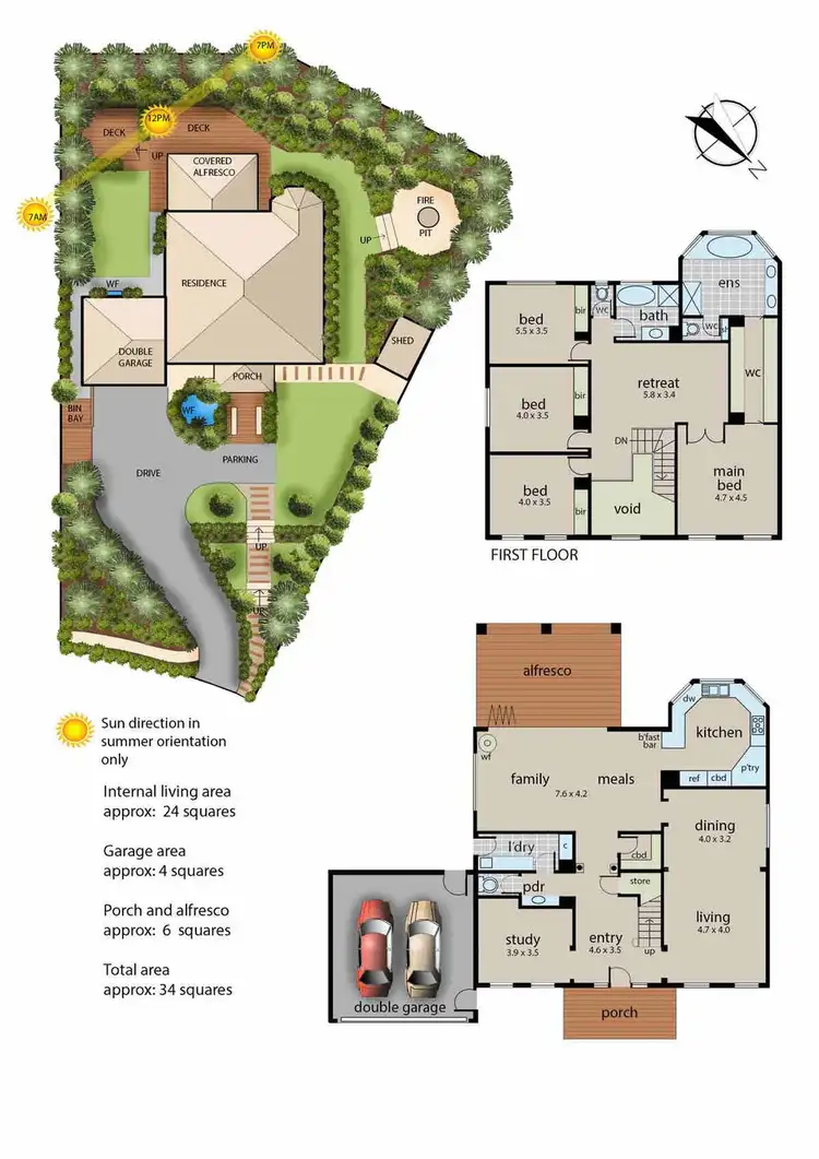 Floorplan of Homely house listing, 8 Sugar Glider Place, Langwarrin VIC 3910