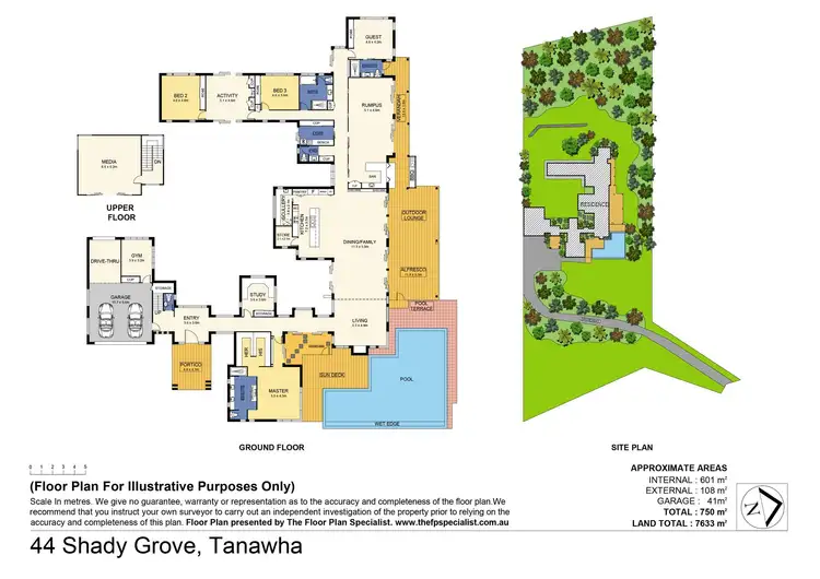 Floorplan of Homely house listing, 44 Shady Grove, Tanawha QLD 4556