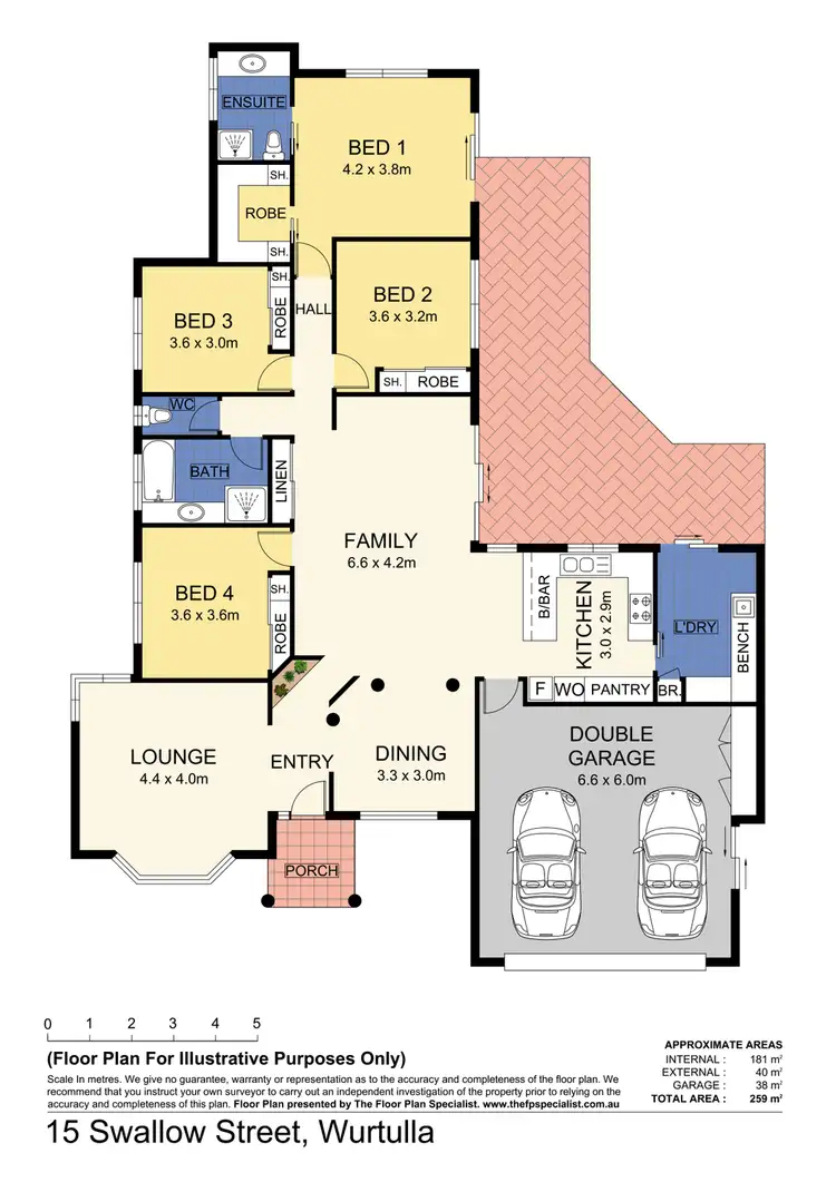 Floorplan of Homely house listing, 15 Swallow Street, Wurtulla QLD 4575