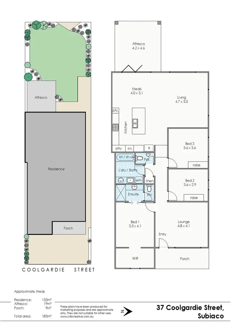 Floorplan of Homely house listing, 37 Coolgardie Street, Subiaco WA 6008