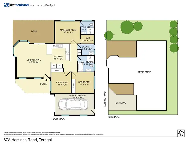 Floorplan of Homely house listing, 67A Hastings Road, Terrigal NSW 2260