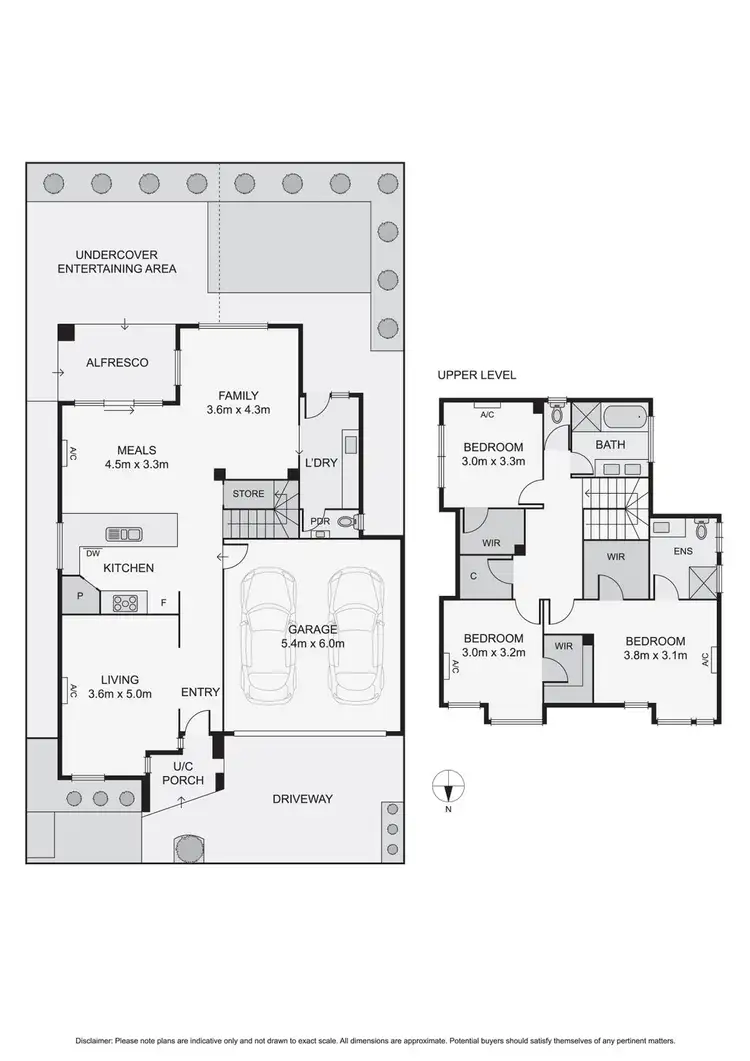 Floorplan of Homely townhouse listing, 13B Lind Street, Strathmore VIC 3041